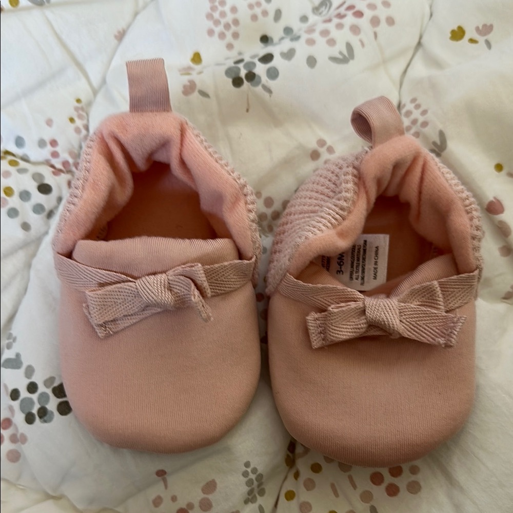 Target Pink Baby Walker Moccasins with Bow